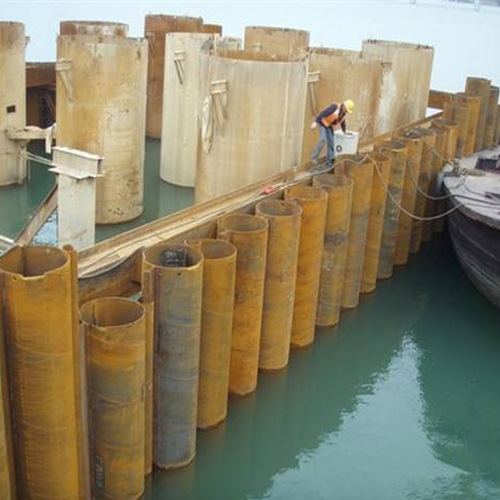 文昌钢护筒现场安装