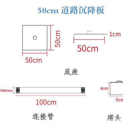 文昌沉降板规格型号如何选择？